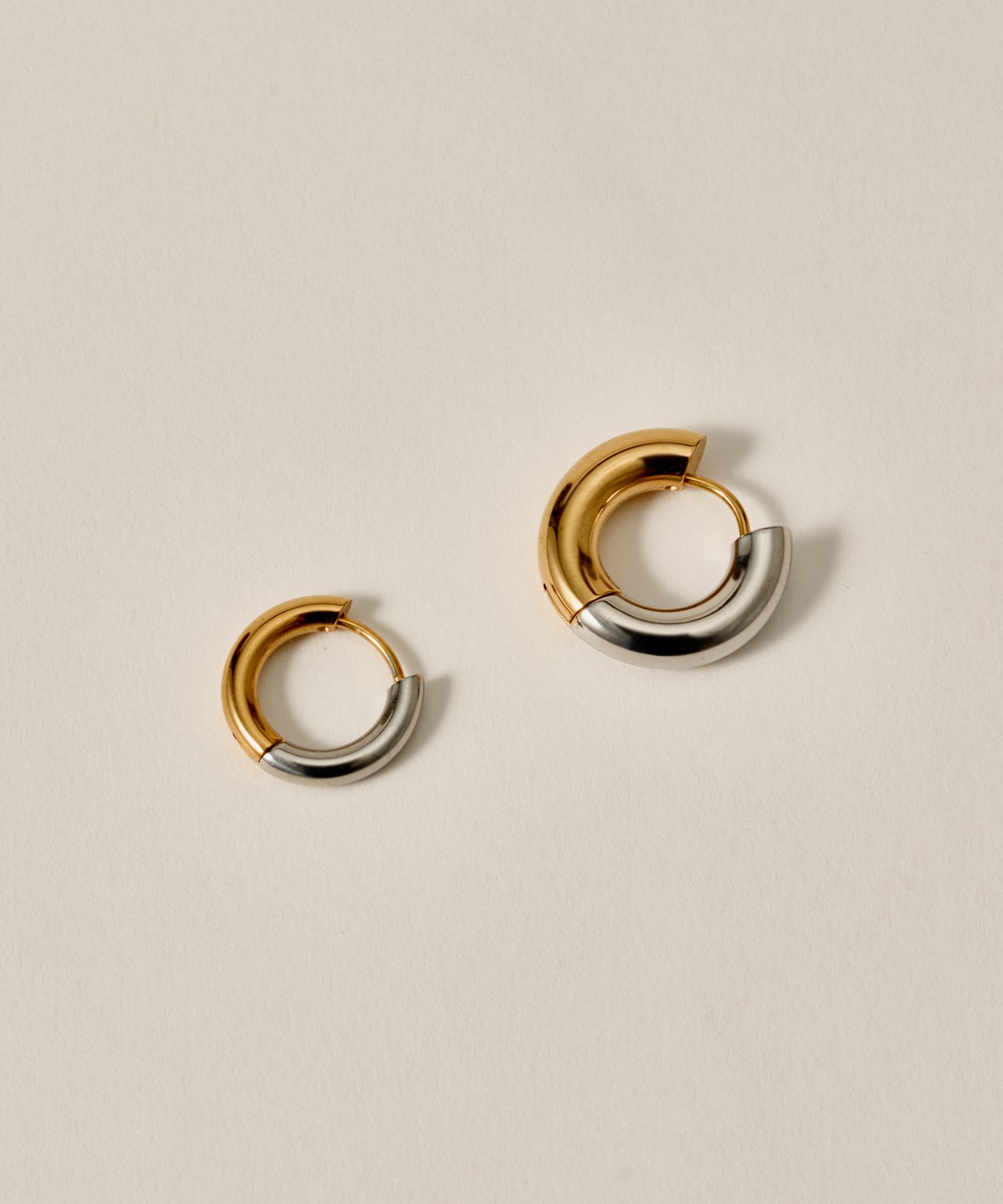 Bicolor Hinged Hoop Pierce［Stainless］ | 大人のピアス通販ショップ