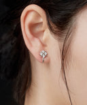 Cross CZ Earring