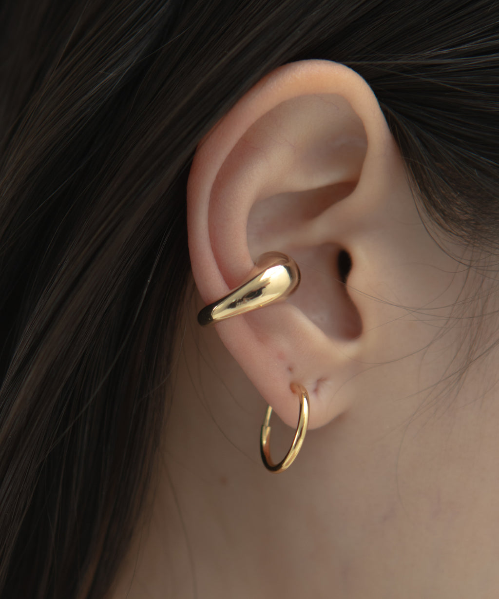 LUINY Rope Earcuff / L イヤーカフ ゴールド | pybli.com.my