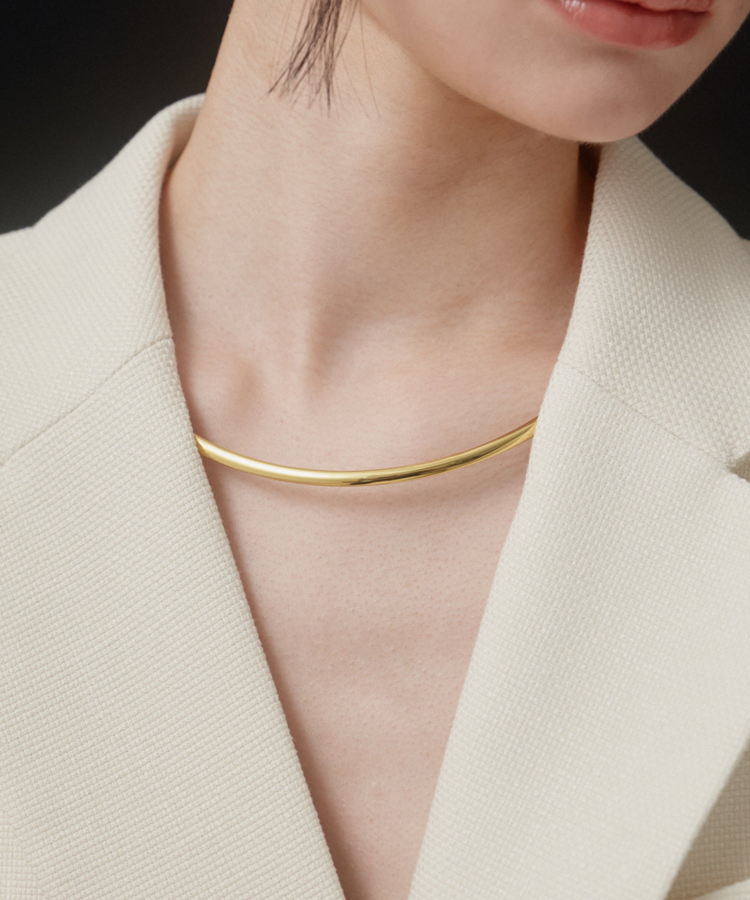 Plain Choker［Stainless］ | 大人のための毎日使えるネックレス通販
