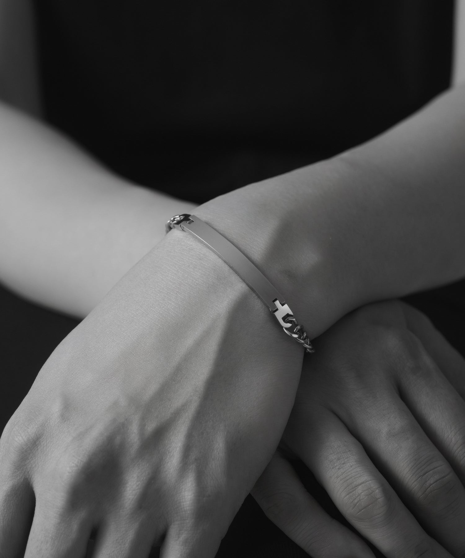 Plate Chain Bracelet［Stainless］ | 大人のメンズブレスレット通販 