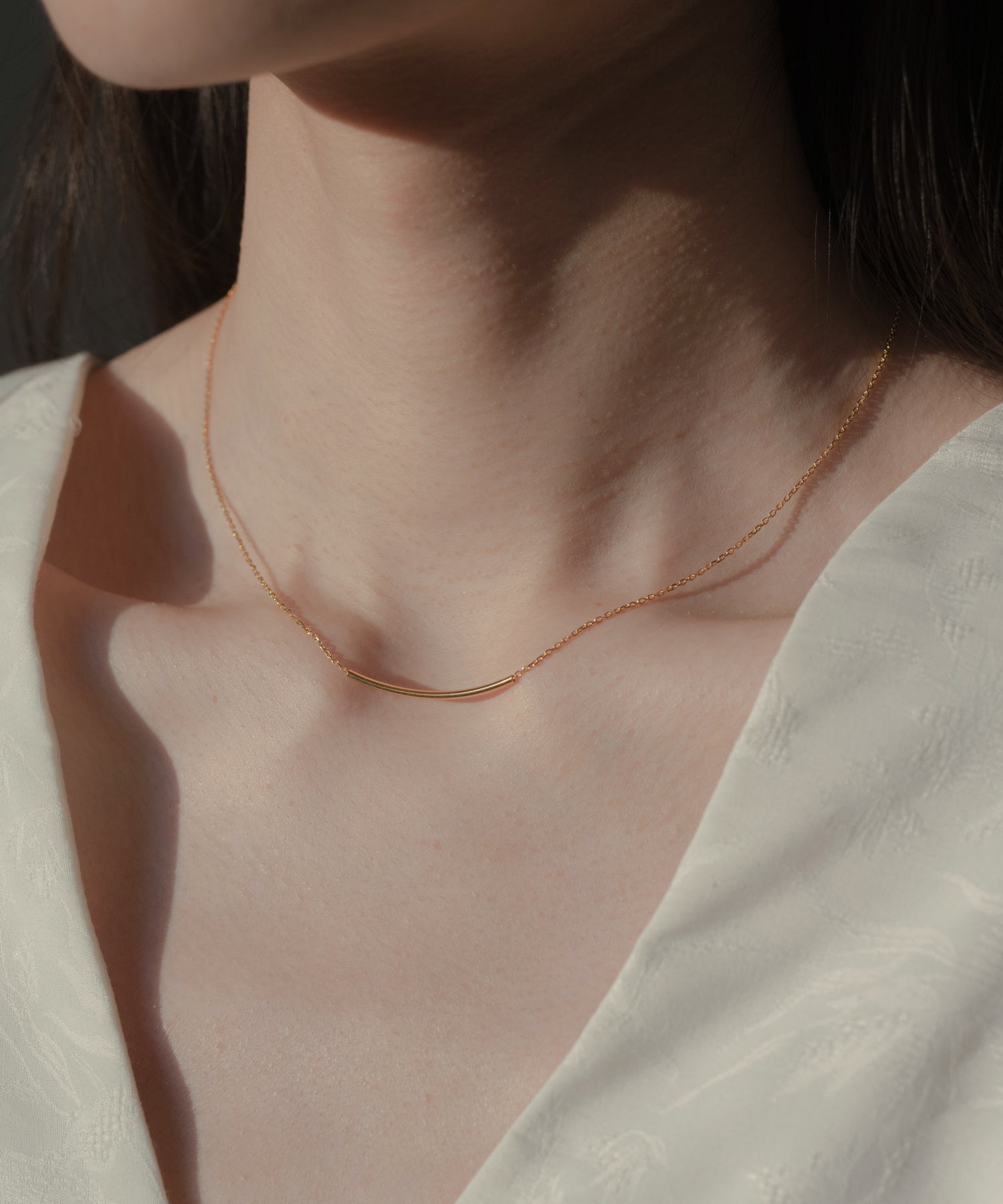 Curve Necklace［Silver925］ | 大人のための毎日使えるネックレス通販