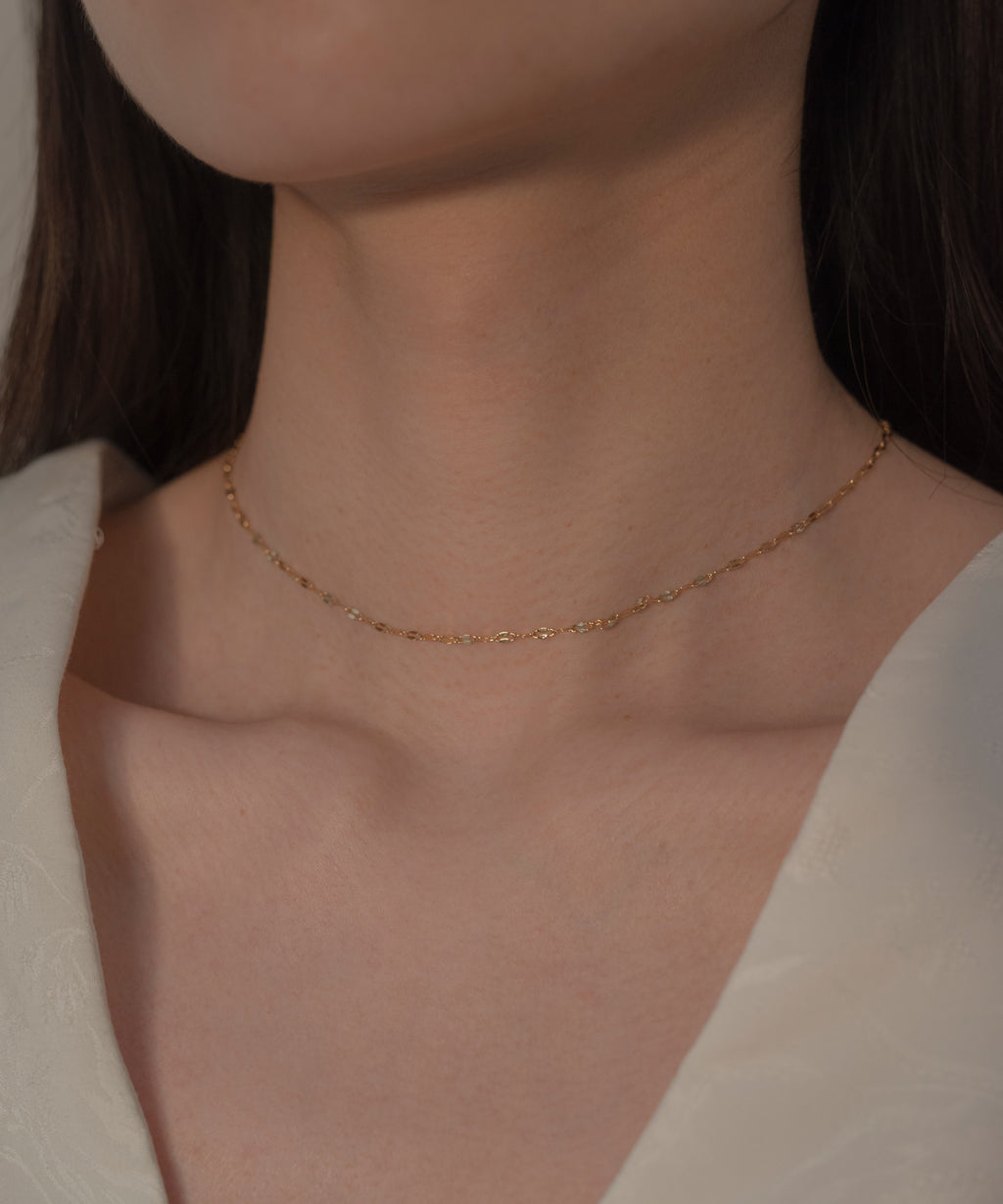 Petal Chain Necklace［Stainless］ | 大人のプチプラネックレス通販