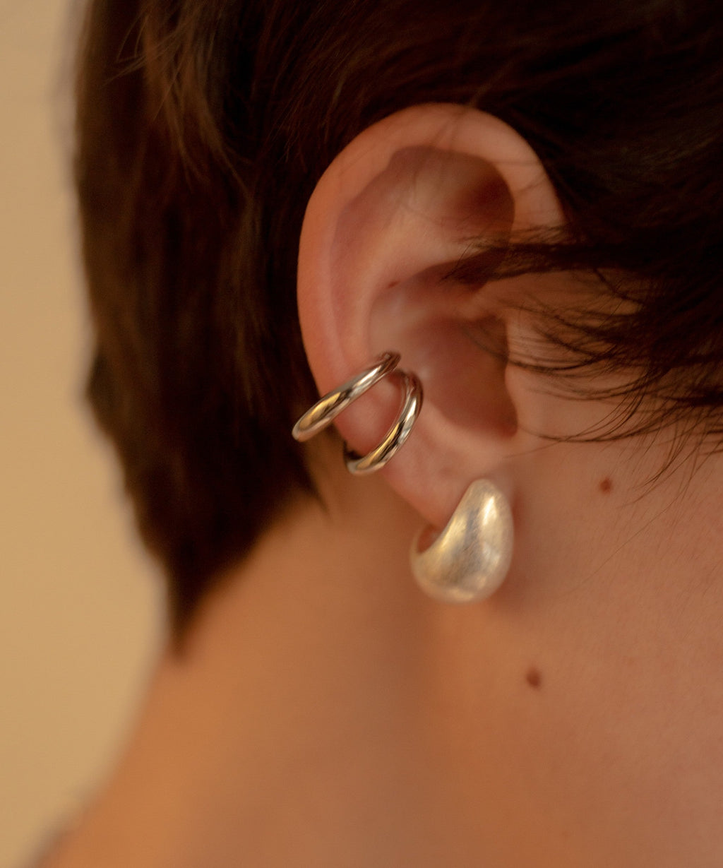 Double Hoop Ear Cuff & Volume Pierce | 大人のプチプラアクセサリー