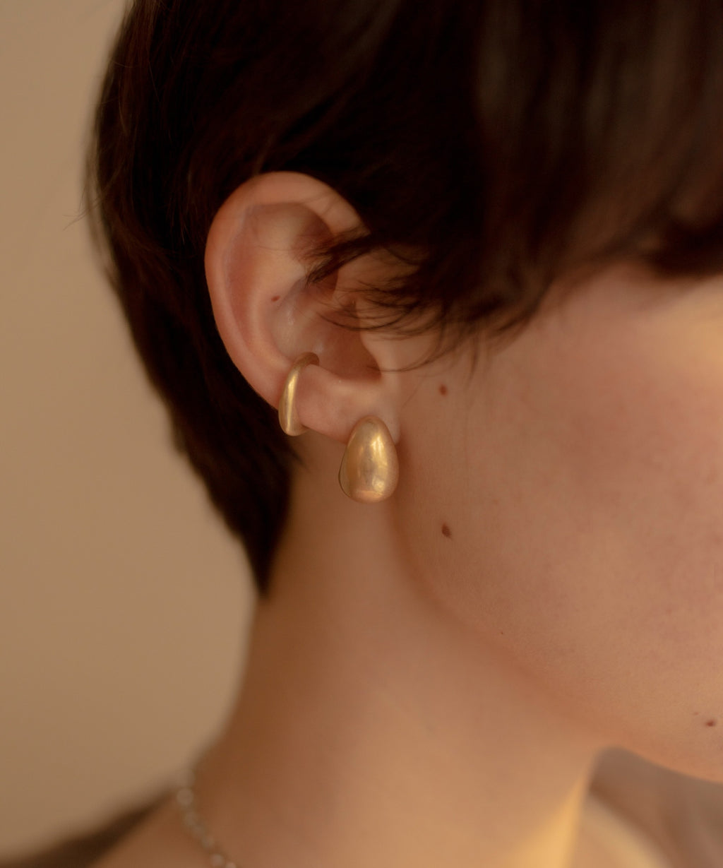 Mini Pendulum Ear Cuff & Volume Pierce | 大人のプチプラピアス