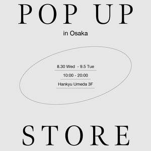 novice POP UP STORE at Hankyu Umeda開催のお知らせ