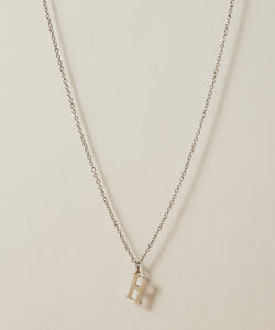 Simple Narrow Necklace［Stainless］ & Initial Necklace［Stainless］