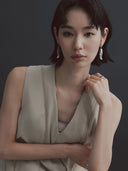 Thin Oval Link Chain Necklace［Stainless］
