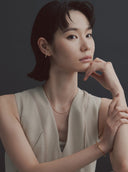 Thin Gourmette Chain Necklace［Stainless］