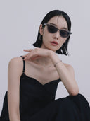 Thin Gourmette Chain Necklace［Stainless］
