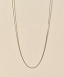 Thin Gourmette Chain Necklace［Stainless］