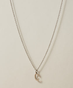 Simple Narrow Necklace［Stainless］ &amp; Initial Necklace［Stainless］