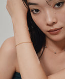 Ball Bar Chain Bracelet［Silver925］