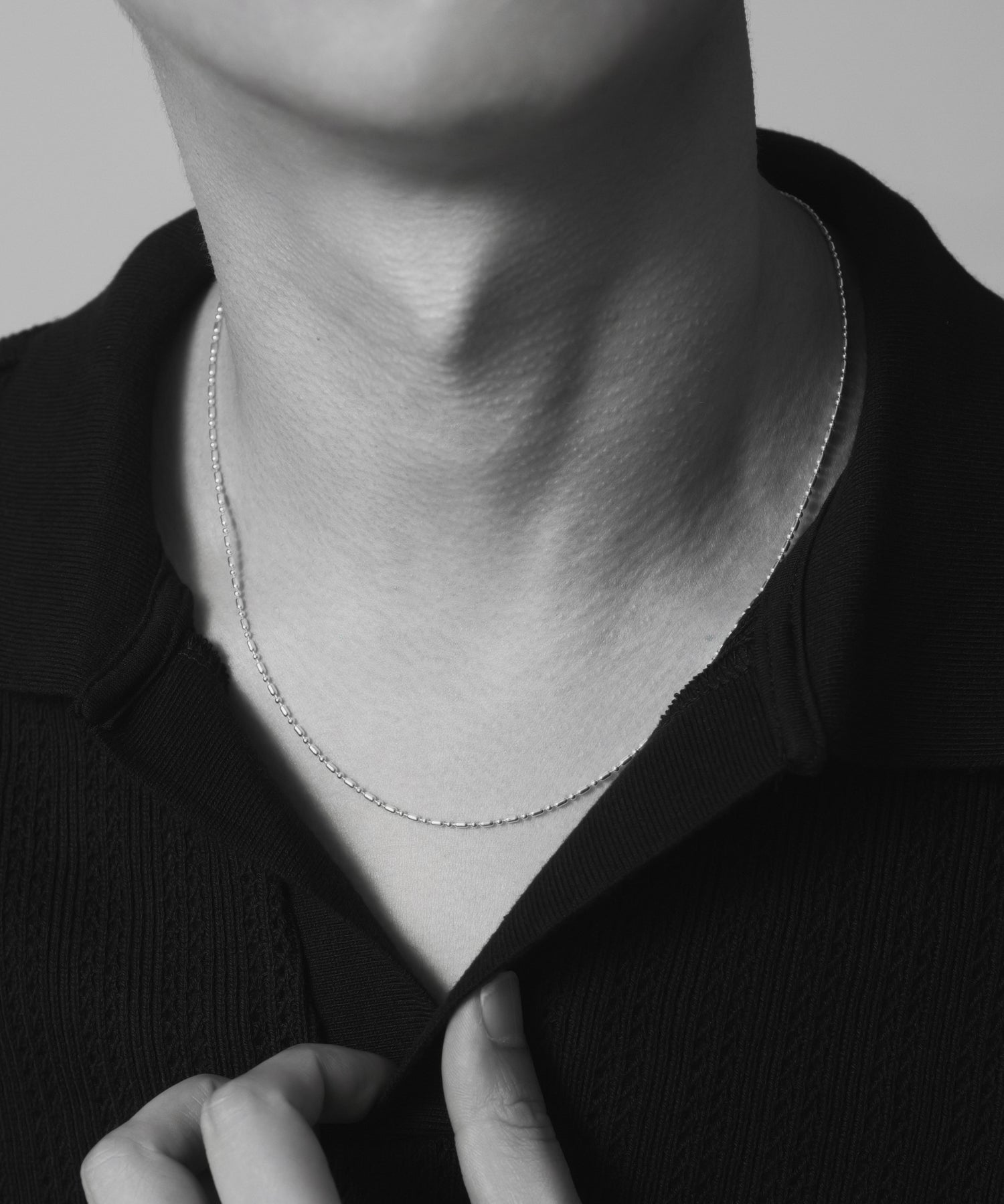 Ball Bar Chain Necklace［Silver925］ | 大人のメンズネックレス通販