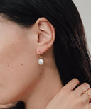 Baroque Pearl Hook Pierce［Silver925］