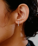 CZ Bar Pierce［Silver925］