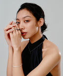 CZ Bar Pierce［Silver925］