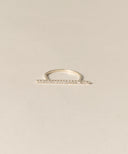 CZ Bar Ring［Silver925］