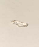 CZ Double Finger Ring［Silver925］