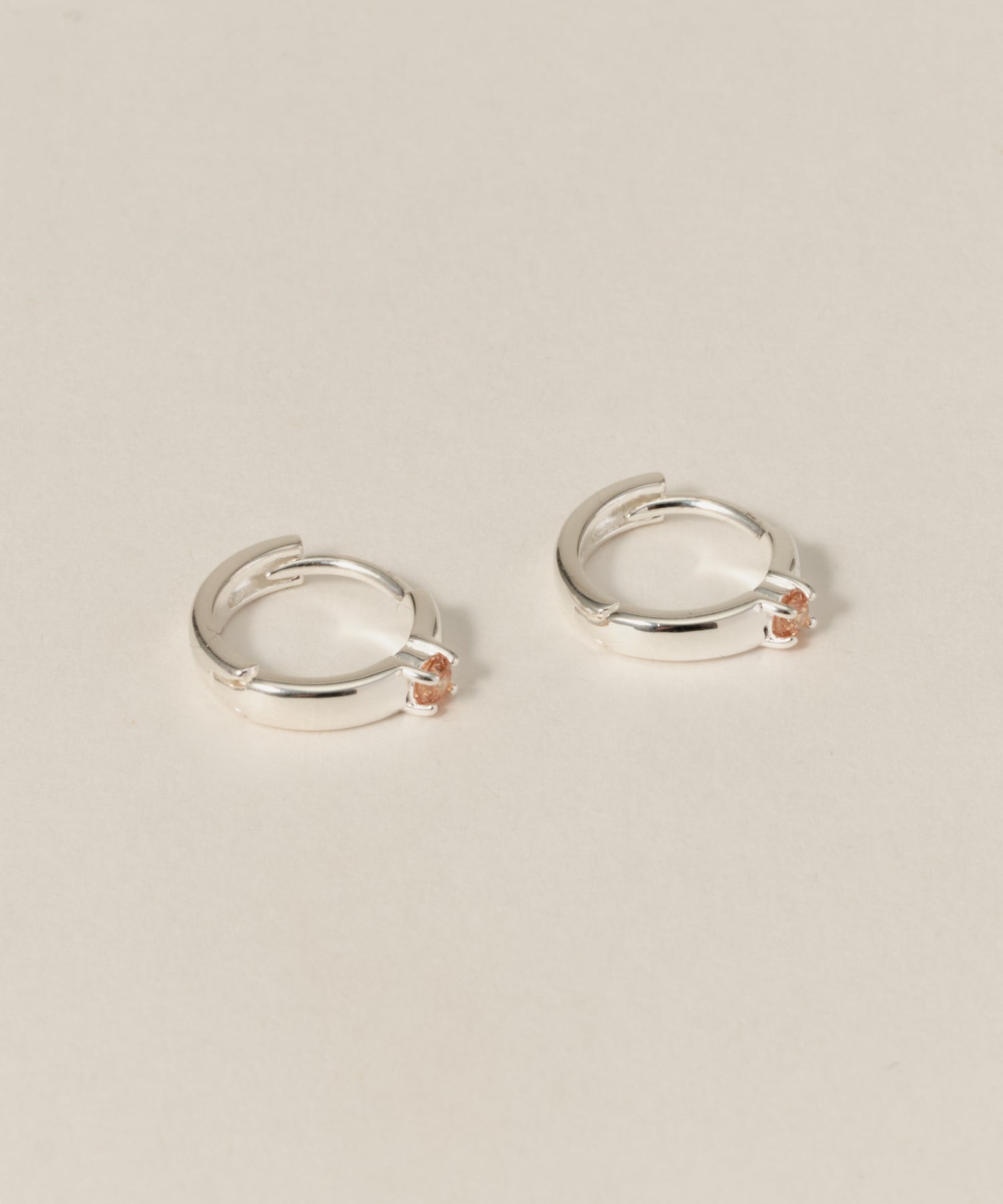CZ Hinged Hoop Pierce［Silver925］ | 大人のためのピアス通販
