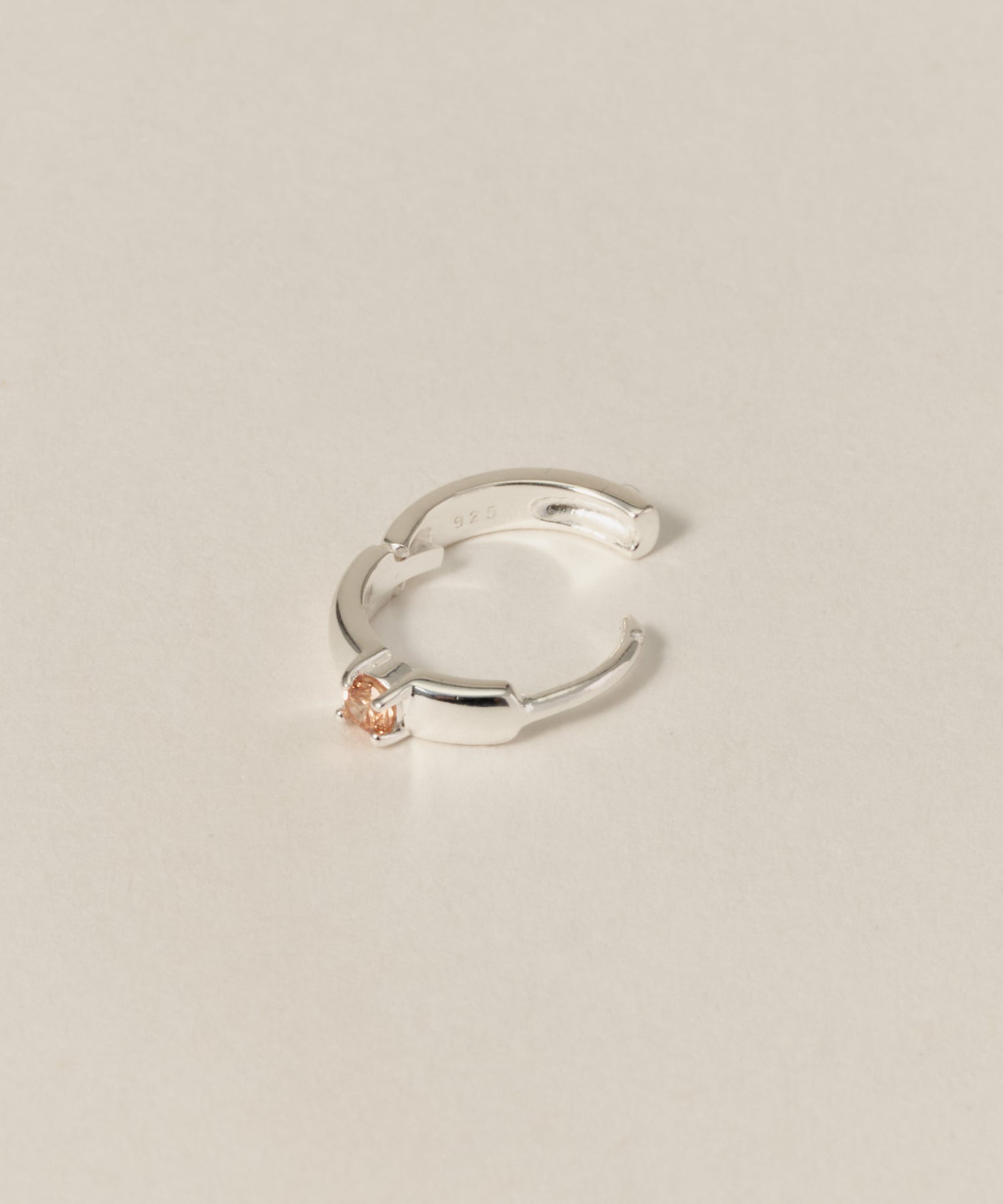 CZ Hinged Hoop Pierce［Silver925］ | 大人のためのピアス通販
