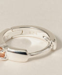 CZ Hinged Hoop Pierce［Silver925］