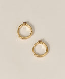 CZ Hinged Hoop Pierce［Silver925］