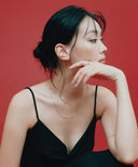 CZ Hinged Hoop Pierce［Silver925］