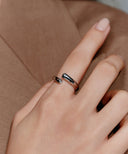 CZ Orbit Ring［Stainless］