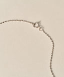 CZ Prong Necklace［Silver925］