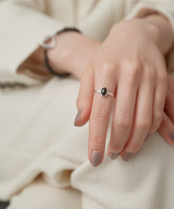 Classic Onyx Ring［Silver925］