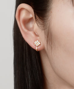 Cross CZ Earring