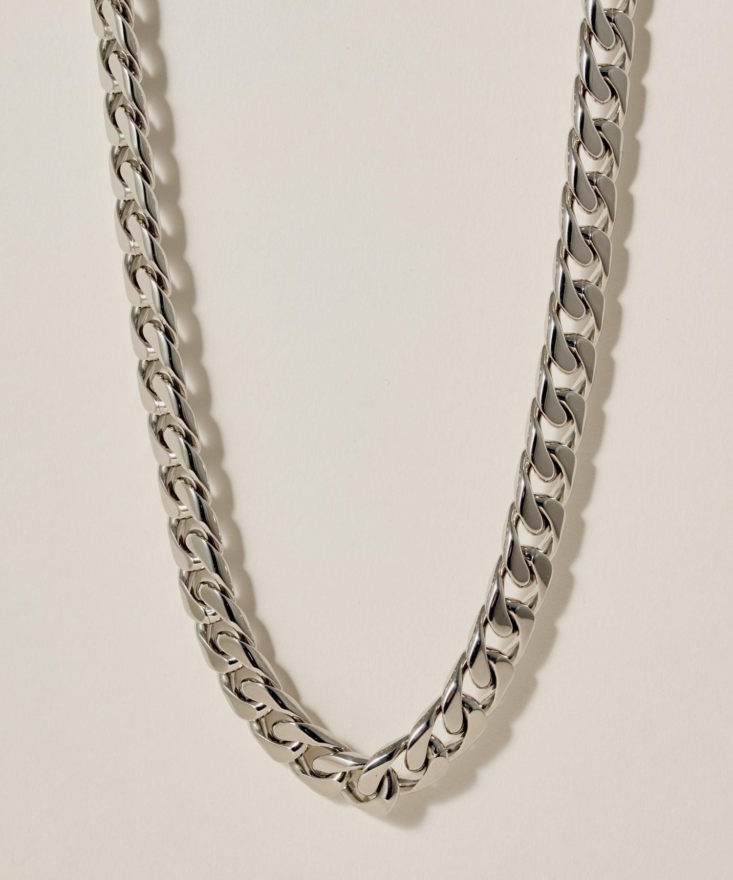 Cuban Chain Necklace［Stainless］ | 大人のメンズネックレス通販