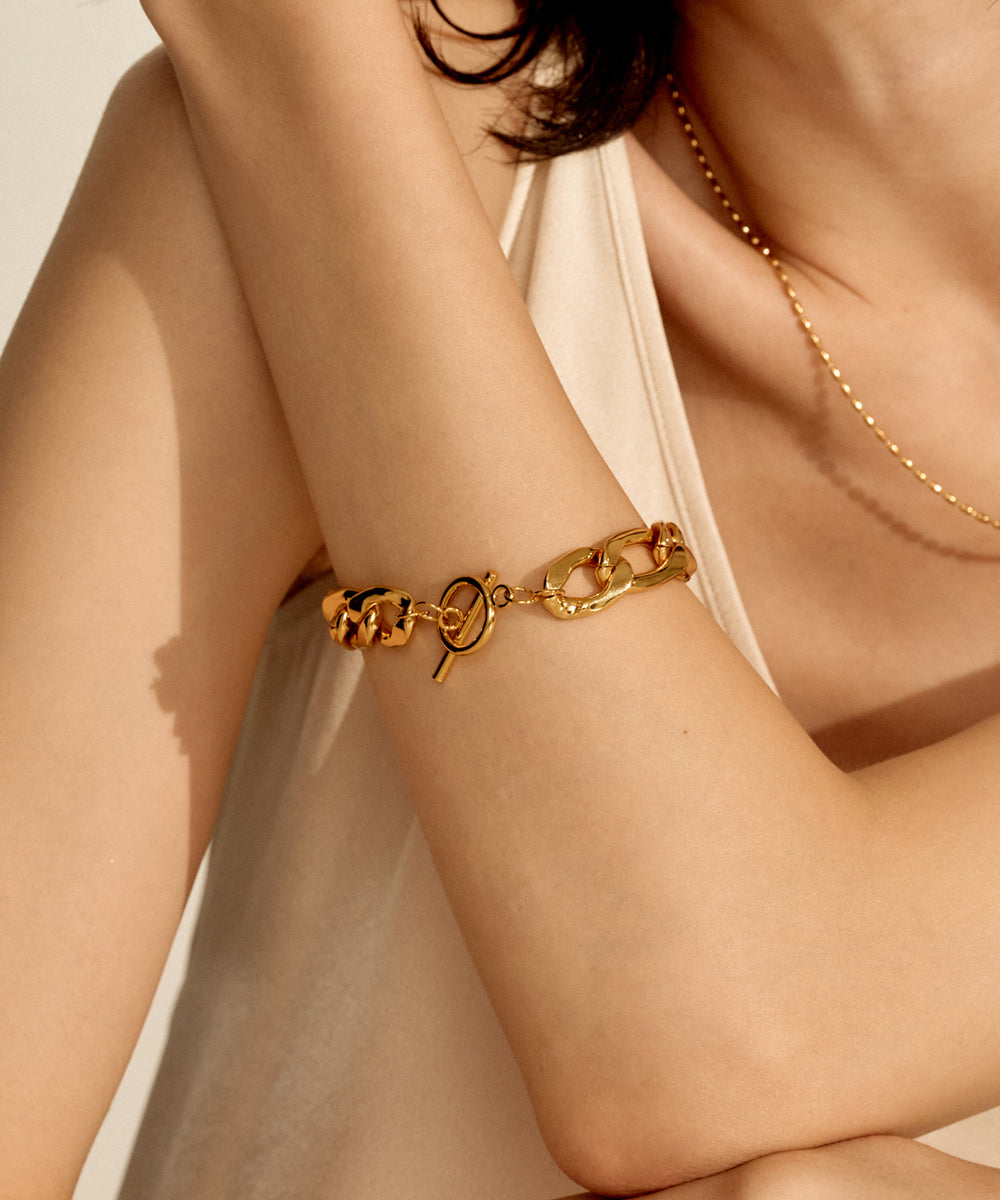 Curb Chain Bracelet［Stainless］ | 毎日使えるブレスレット通販