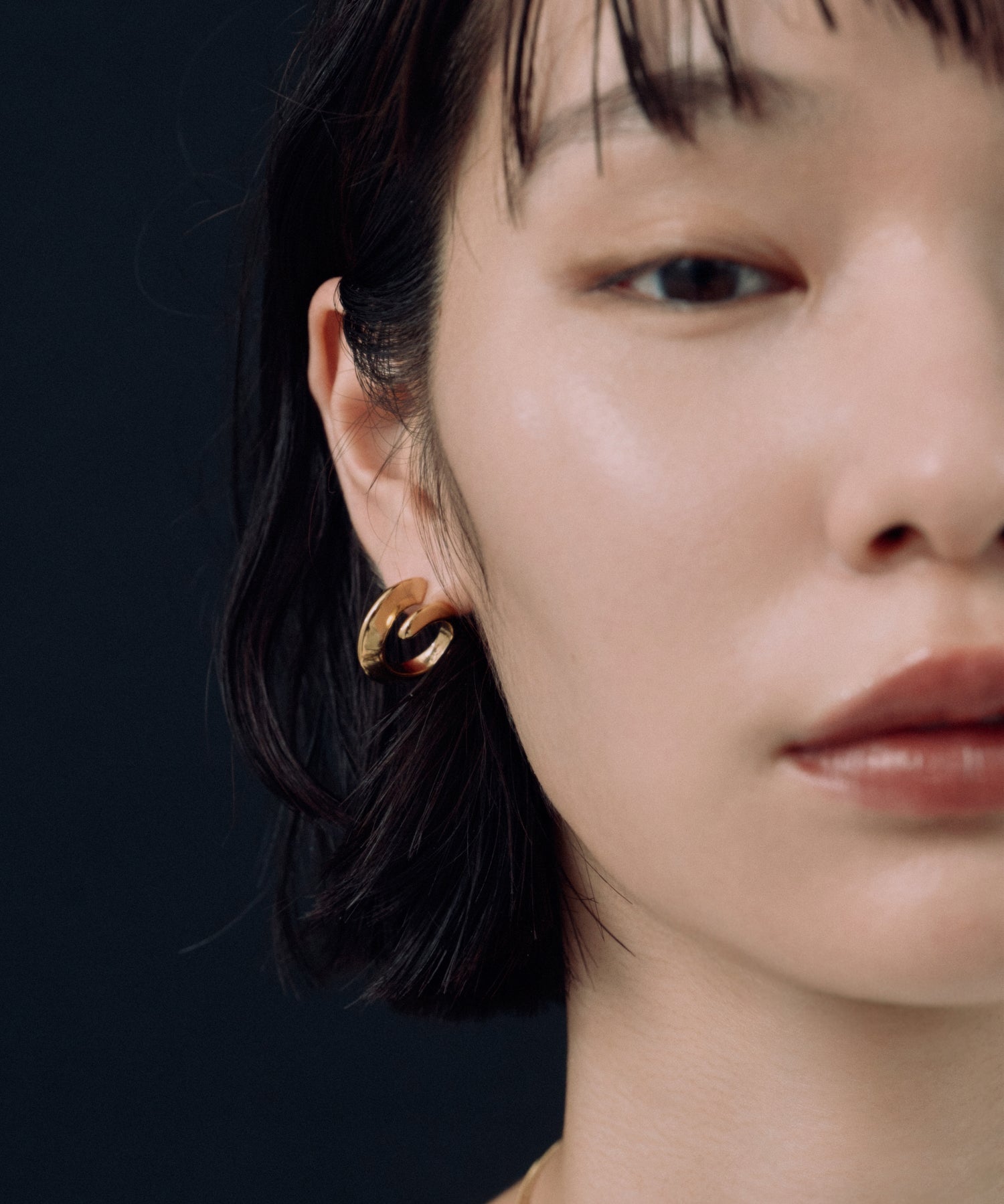 Curl Pierce［Stainless］ | 大人のための毎日使えるピアス通販