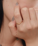 Curve Signet Ring［Silver925］