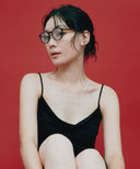 【Dana】ボストン伊達メガネ