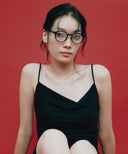 【Dana】ボストン伊達メガネ