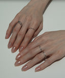 Deformed Narrow Rings 5 ​​set