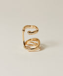 Double Nuance Hoop Ear Cuff