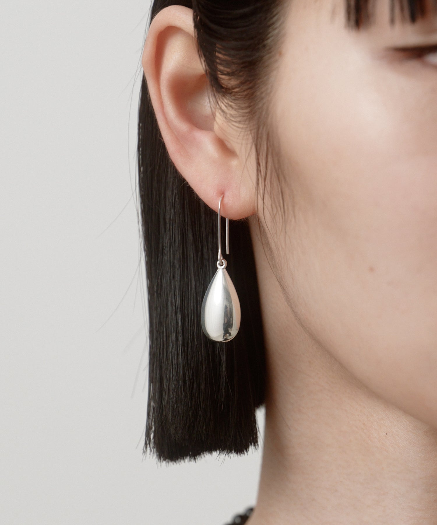 Drop Hook Pierce［Silver925］ | 大人のための毎日使えるピアス通販