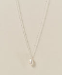 Drop Pearl Necklace［Silver925］