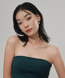 Drop Pearl Necklace［Silver925］