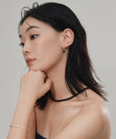 Drop Stone Pierce［Silver925］