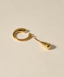 Drop Charm Ear Cuff［Stainless］