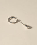 Drop Charm Ear Cuff［Stainless］