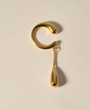Drop Charm Ear Cuff［Stainless］