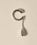 Drop Charm Ear Cuff［Stainless］