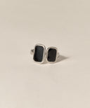 Dual Stone Ring［Stainless］