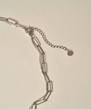 Dual Chain Pearl Necklace［Stainless］